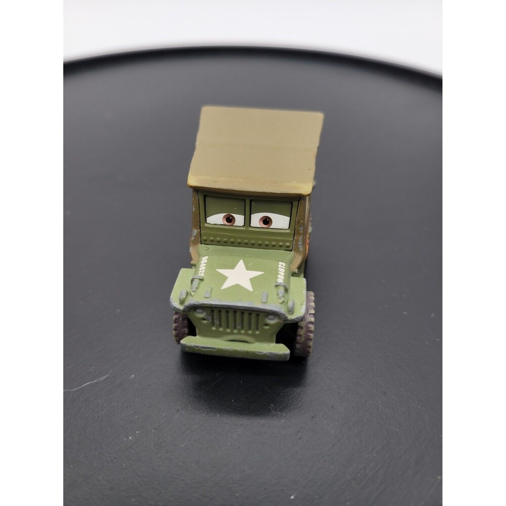 Disney Pixar Cars - Sarge  Jeep  1:55 Diecast